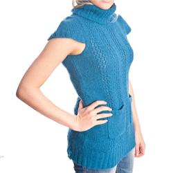 Womens Brushford Knit Sweater - Petrol