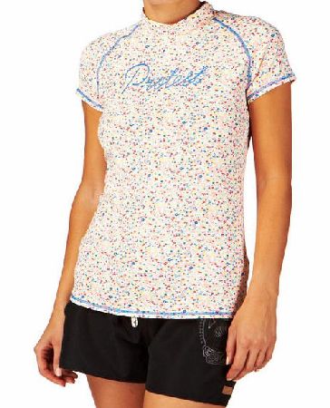 Protest Womens Protest Rhapsody Rash Vest - Blue Moon