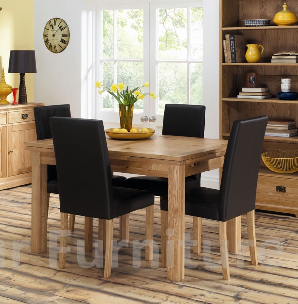 Oak 4-6 Draw Leaf Extension Dining Table