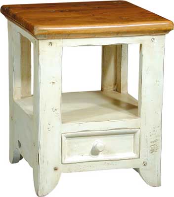 provence PAINTED COFFEE TABLE WITH DRAWER