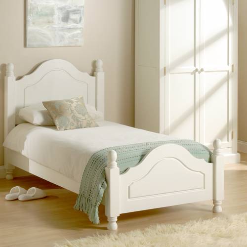 Provence White Bed Single 3`