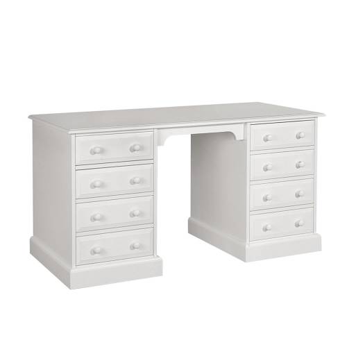 Provence Painted White Bedroom Furniture Provence White Dressing Table - Double