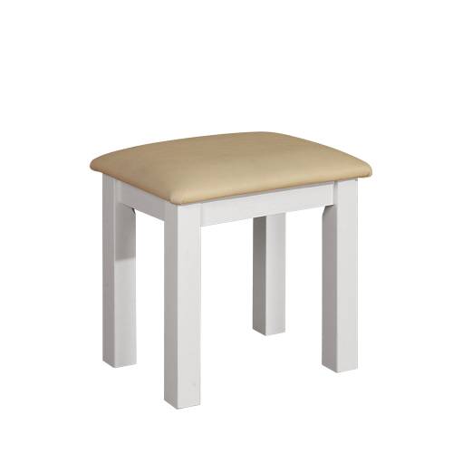Provence White Dressing Table Stool