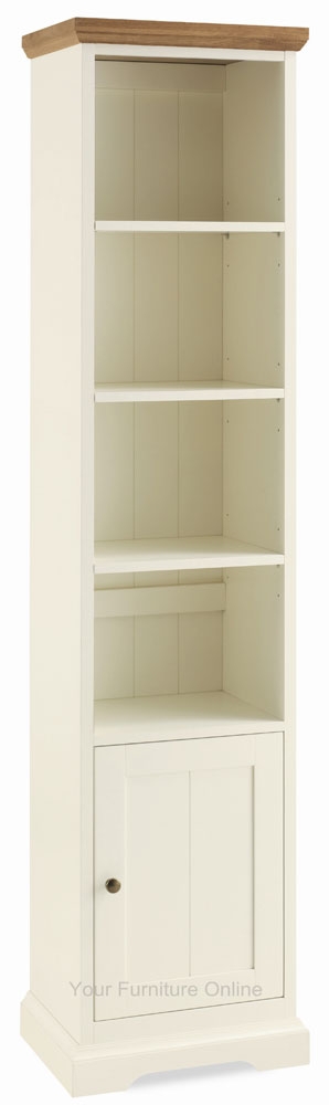 Provence Two Tone Narrow Bookcase with Cupboard