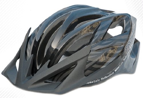 Prowell Helmets Prowell F5000R Cyclone Cycle Helmet (Black, Large)