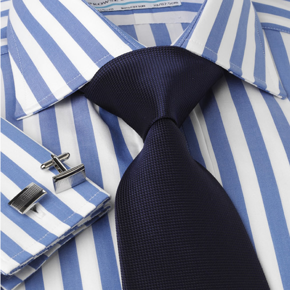 Blue Jumbo Stripe Shirt