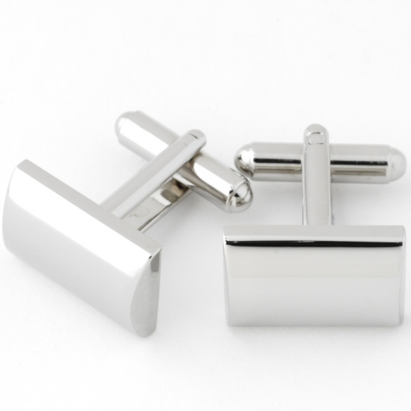 Prowse and Hargood Curved Metal Cufflinks