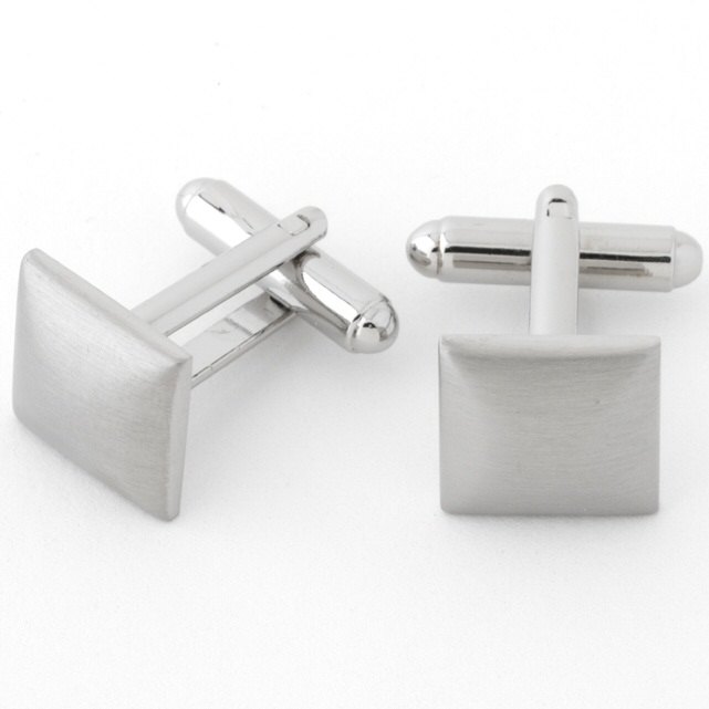 Prowse and Hargood Frosted Square Cufflinks
