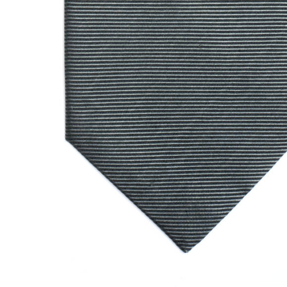 Prowse and Hargood Green Fulford Woven Silk Tie