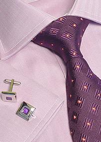 Lilac Herringbone Shirt