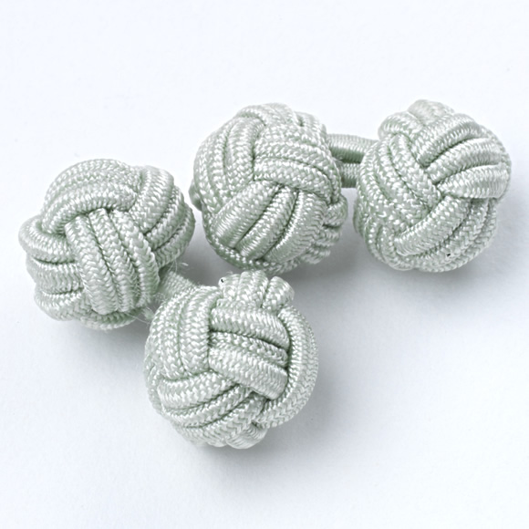 Prowse and Hargood Mint Green Silk Knots