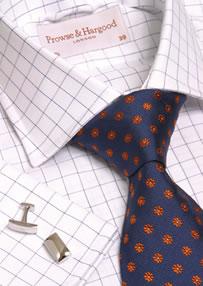 Navy Boxford Check Shirt