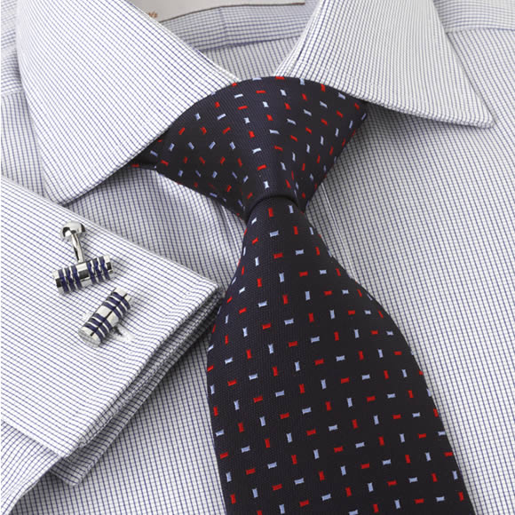 Navy Chester Check Shirt