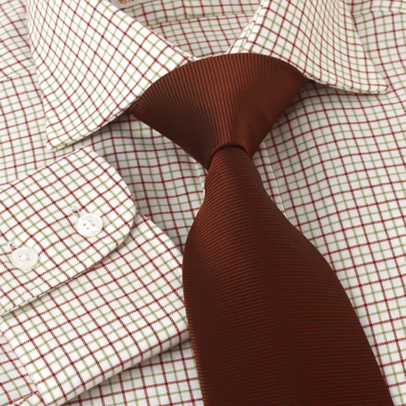 Wine & Olive Country Check Shirt