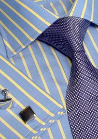 Yellow Taunton Stripe Shirt