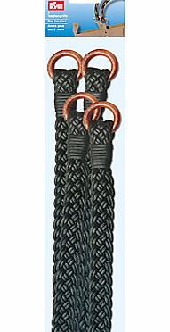 Prym Alice Bag Handles, Black, 1 Pair