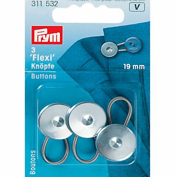 Prym Flexi Buttons, Pack of 3, 19mm