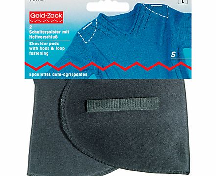 Prym Gold-Zack Black Set-In Shoulder Pads With Hook
