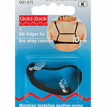 Prym Gold-Zack Bra Retainer, Black