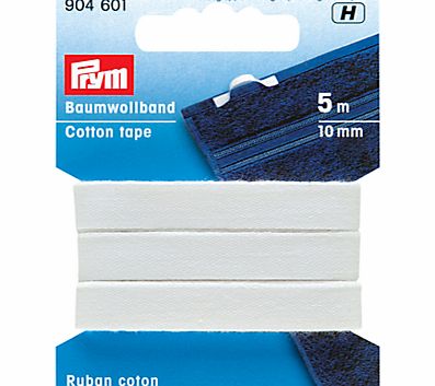 Prym Gold-Zack Cotton Tape, White