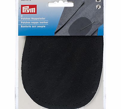 Prym Gold-Zack Sew-On Nappa Leather Patches, 2 Per Pack