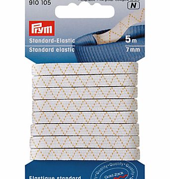Prym Gold-Zack Standard Elastic, White