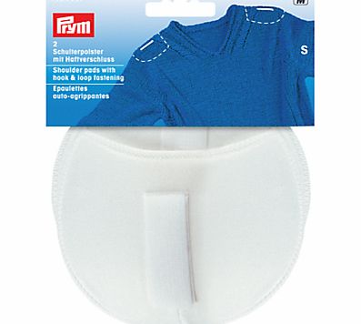Prym Gold-Zack White Shoulder Pads Raglan With Hook