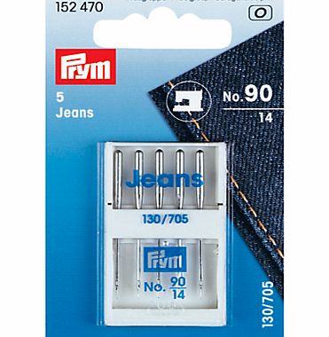 Prym Jeans Sewing Machine Needles, 130/705