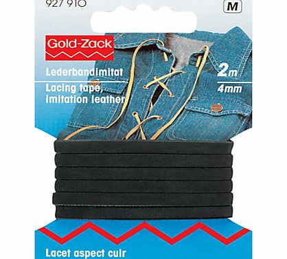 Prym Lacing Tape, Imitation Leather, 2m