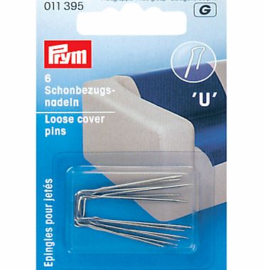 Prym Loose Cover U-Shaped Pins, Pack Of 6
