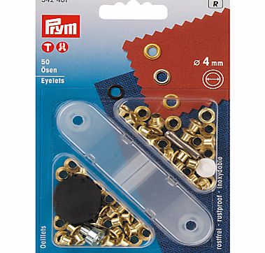 Prym Metal Eyelets and Washers, 11mm, Pack of