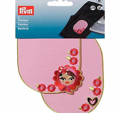 Prym Russian Doll Patches, Pack of 2, Pink