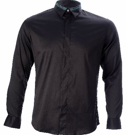 PS by Paul Smith Slim Fit Polka Dot Collar Shirt