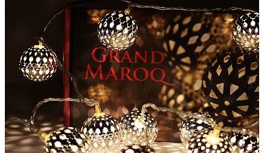 PSL Large Maroq Lantern Light Chain - Party Lights 24 x 4 cn Lanterns - 240v with transformer