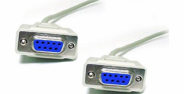 Psylins RS232 Null Modem Serial Cable 1.8M