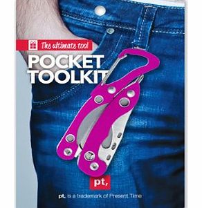 Small Multi-Tool with Keyhook, Pink
