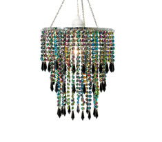 PT Sparkly Smoky Chandelier