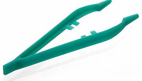 ptyukmall 5x Reptile Terrarium Plastic Tweezers Tongs Feeding Tool Set for Snakes Lizards