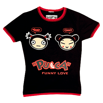 funny love pictures. Pucca and Garu Funny Love Tee