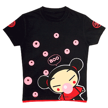 Pucca Womens Boo Bubblegum T Shirt