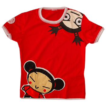 Pucca Womens Embroidered Pocket T Shirt
