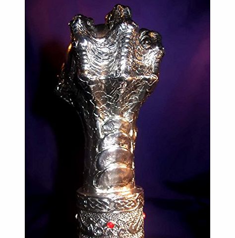 Puckator GTH039F Walking Cane/Swagger Stick Dragon Claw amp; Celtic Knotwork Ball Top