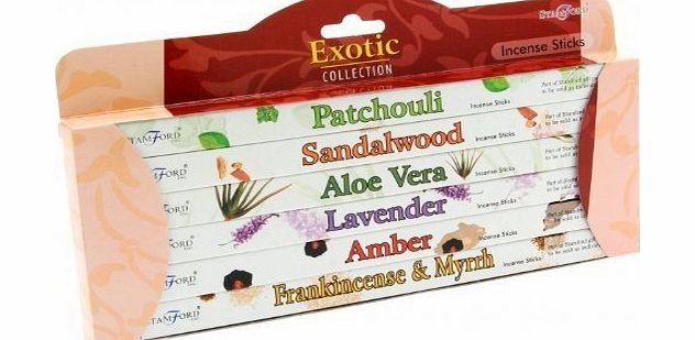Puckator Stamford Exotic Gift Pack Incense Sticks (Whole Case)