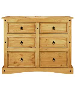 6 Drawer Chest - Pine