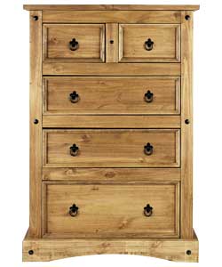 Puerto Rico Chest of Drawers 3   2 - Dark Pine