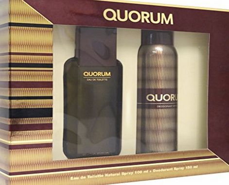 Puig Quorum Giftset Eau de Toilette/Deodorant Spray 100/150 ml
