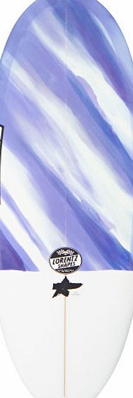 Pukas Resin Cake Futures Surfboard - Purple Camo