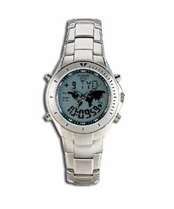 Pulsar Gents Dual/World Time Watch