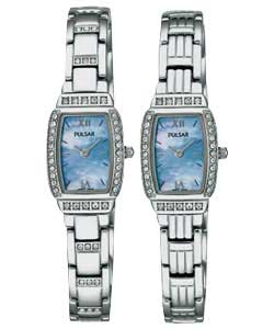 pulsar Ladies Watch with Reversible Bracelet