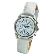 Pulsar Ladies White Chronograph Watch